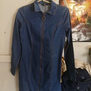 Denim Longline Jacket